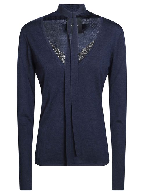 Lingerie-Inspired Lightweight Wool Sweater