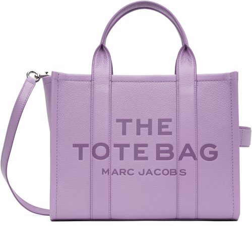 Marc Jacobs Purple 'The Leather Medium' Tote