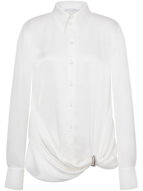 Satin shirt - White
