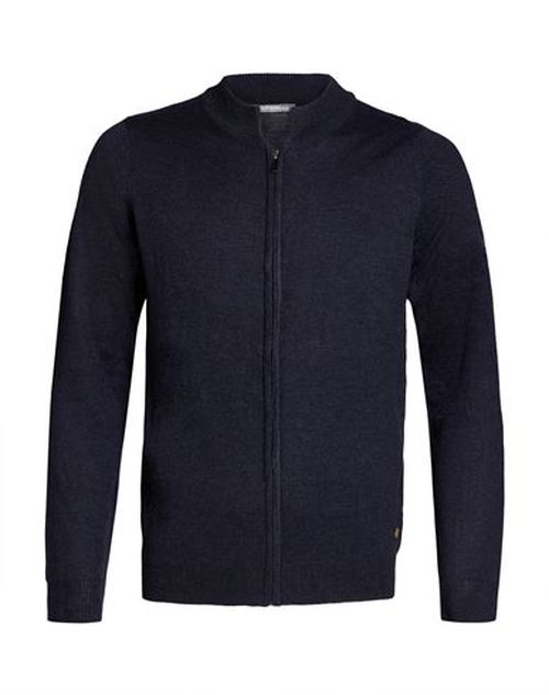 Man Cardigan Midnight blue Size XL Polyester, Nylon, Viscose, Wool