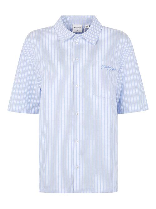 Striped cotton shirt - Blue