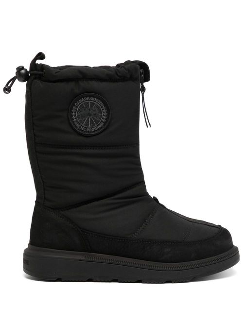 Cypress fold-down puffer boots - Black