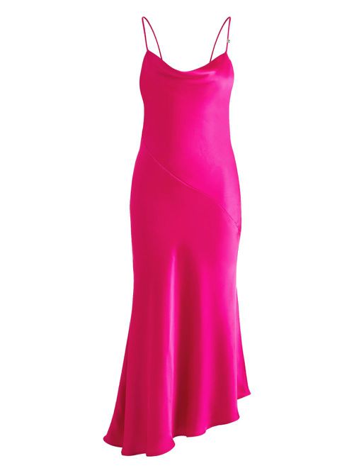 Asymmetric dress - Pink