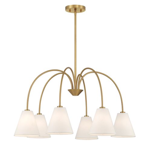 Chandelier in Natural Bra