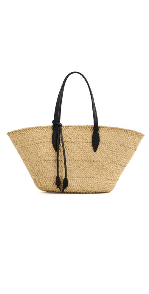 The Small Trapeze Basket Tote Bag Taupe/Black One Size