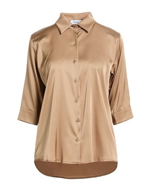 Woman Shirt Sand Size 4 Polyester, Elastane