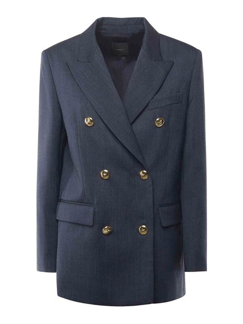 Double-Breasted Wool Blazer