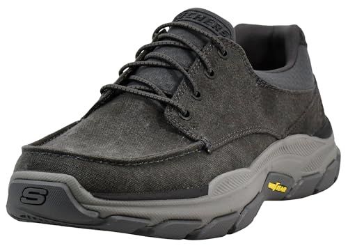 SKECHERS Mens Respected - Loleto Moc Toe Bungee Lace Slip On