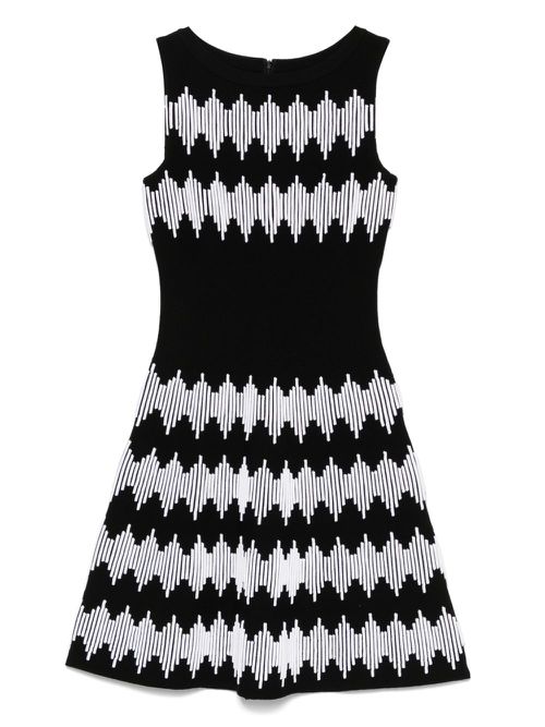 Alaïa Pre-Owned 2000s graphic-print mini dress - Black