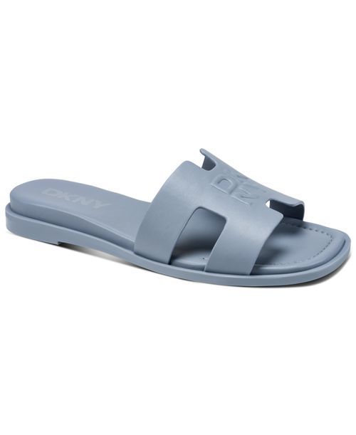 Women's Columba Slide Flat Sandals - Slate Blue