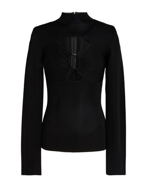 Woman Top Black Size M Viscose, Polyamide
