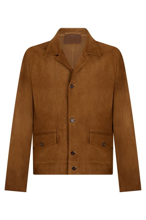 Classic Short Leather Jacket for Men