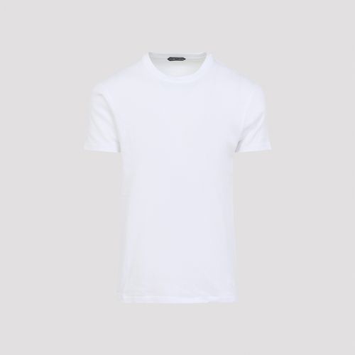 T-shirt White Cotton Tshirt - Men