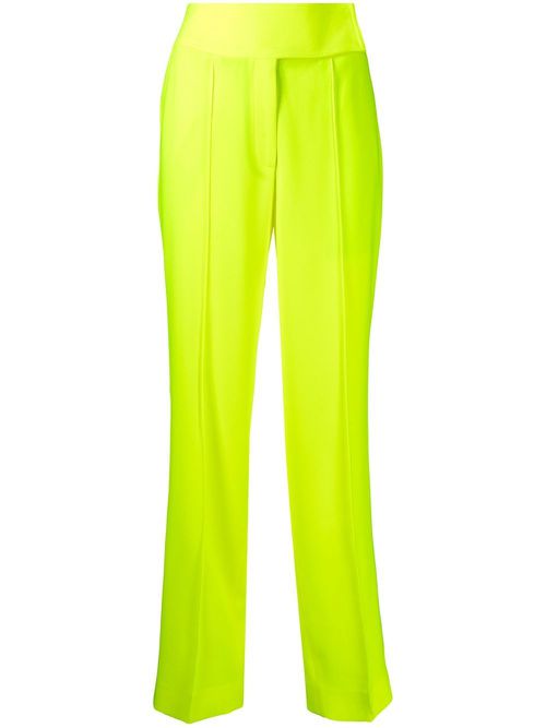 Tailored tapered trousers - Yellow