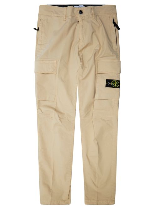 Mini Trousers with Logo Patch