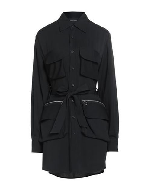 Woman Mini dress Black Size 0 Acetate, Silk