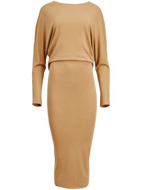 The Trina open-back dress - Neutrals