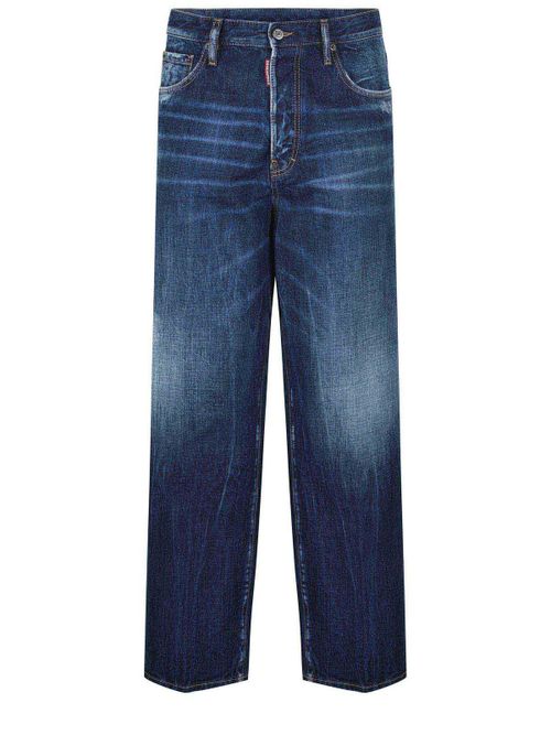 Be Cool Be Nice Wash Loose Jeans