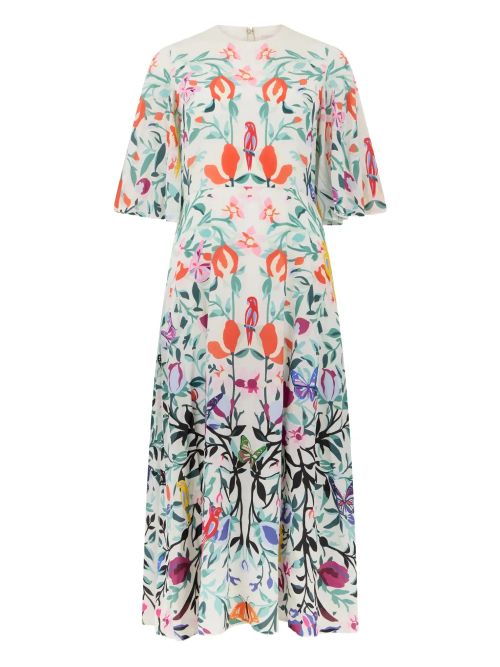 Floral-Print Dress — Multicolor