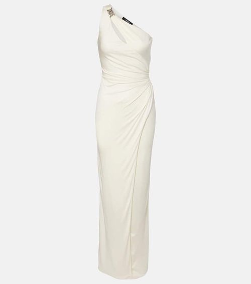 Medusa '95 gathered jersey gown