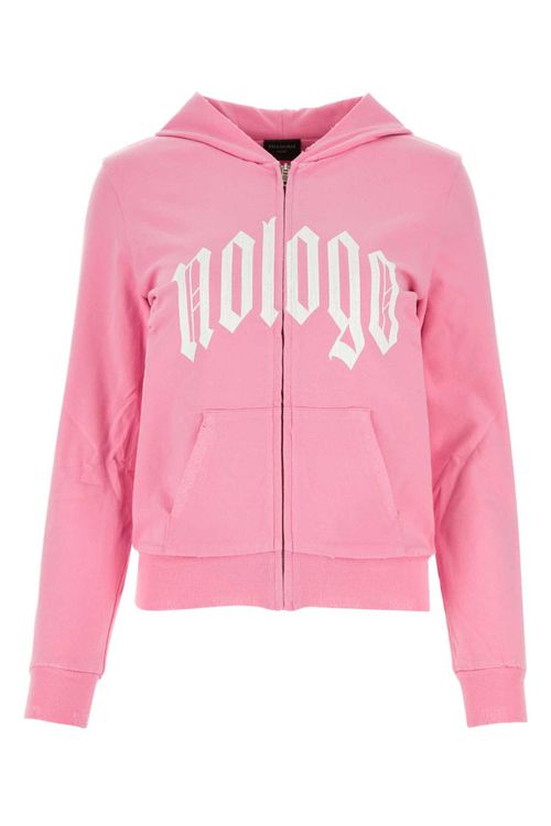 Pink Small Fit Zip Up Hoodie