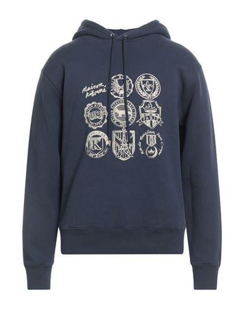 Maison Kitsuné Man Sweatshirt Navy Size L Cotton