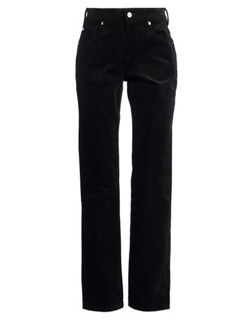 Woman Pants Black Size 24 Cotton, Modal, Polyester, Elastane