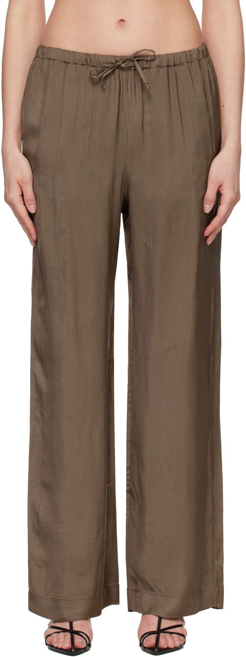 Brown Relaxed Fit Trousers