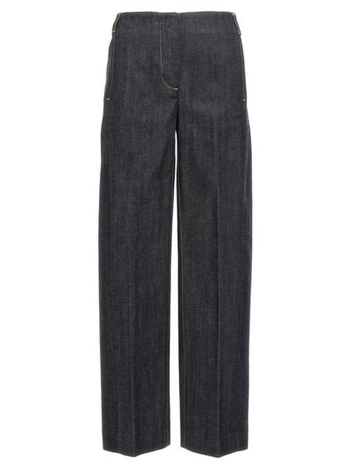 Tory Burch Faltenjeans mit Prinzessinnennaht