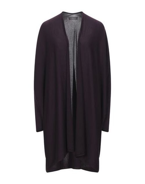 Woman Cardigan Dark purple Size ONESIZE Cashmere, Silk