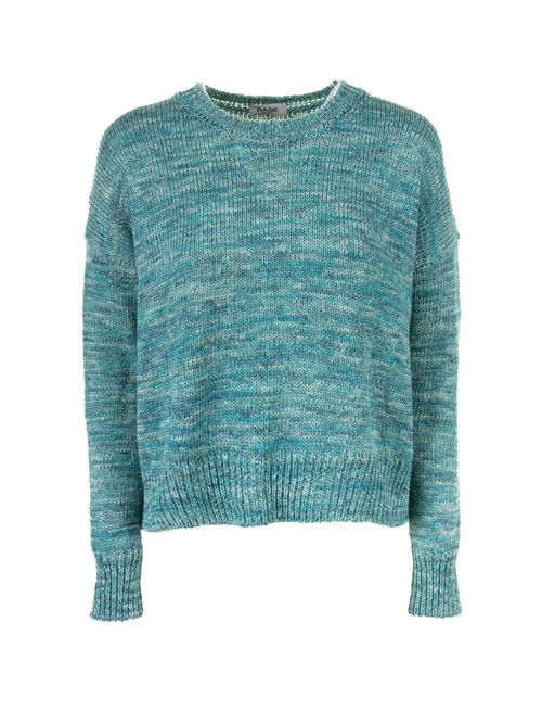 Base Milano Aquamarine Crew Neck Sweater