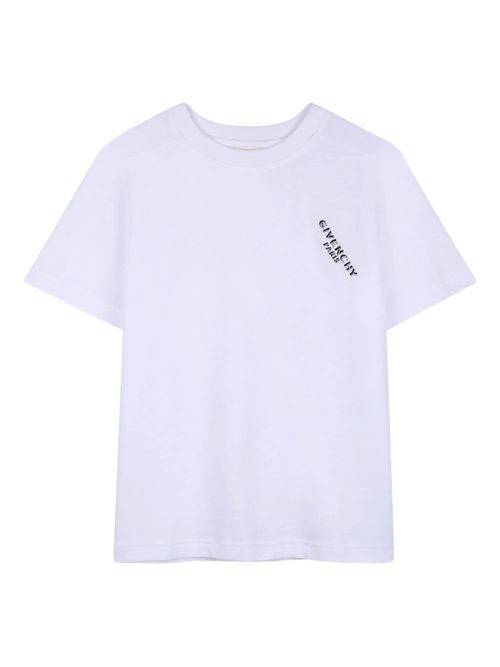 Mini Short Sleeve Embroidered Logo T-Shirt for Boys