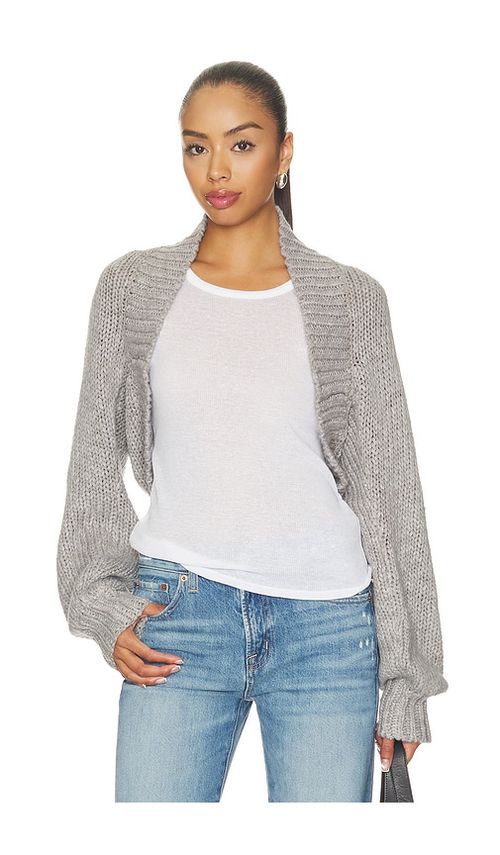 Free People Opal Shrug in Grey. L. Also in M