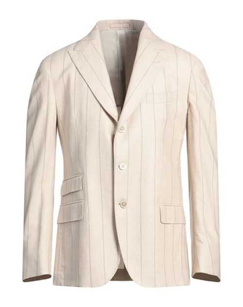 Man Blazer Beige Size 44 Wool, Silk, Cashmere