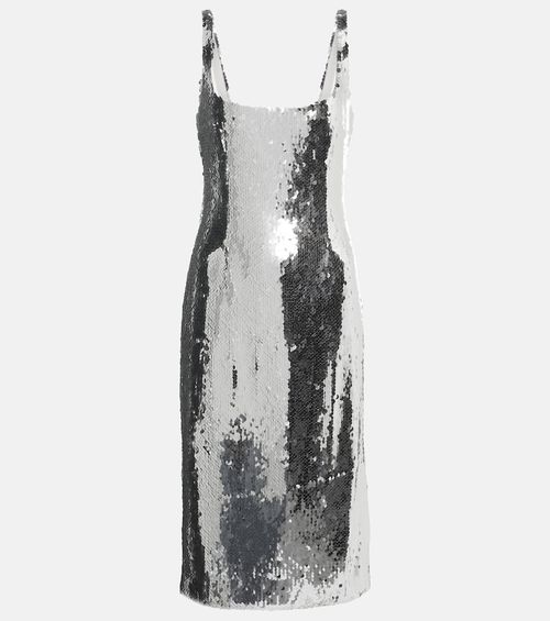 Sequined midi dress