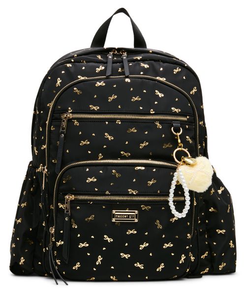 Storm Dome Medium Backpack - Gold Foil Bow