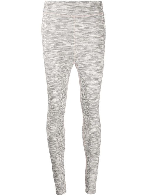 X BEYOND the RADAR woven mélange leggings - Grey