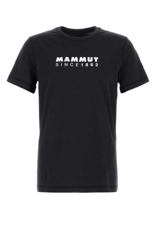 Logo-Embroidered Cotton T-Shirt — Black
