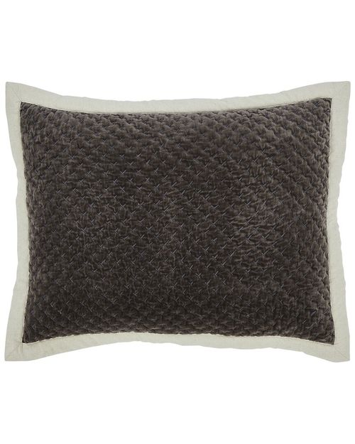 Maui Cross Stitch Velvet Quilt Sham
