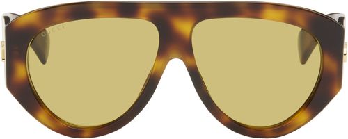 Brown Mask Frame Sunglasses