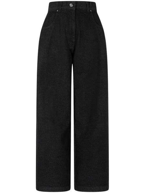 Wide-leg jeans - Black