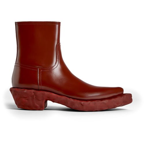 CAMPERLAB Venga - Bottines pour Homme - Bourgogne, 40, Cuir lisse
