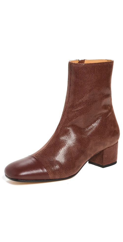 Aimee Short Boots Mahogany