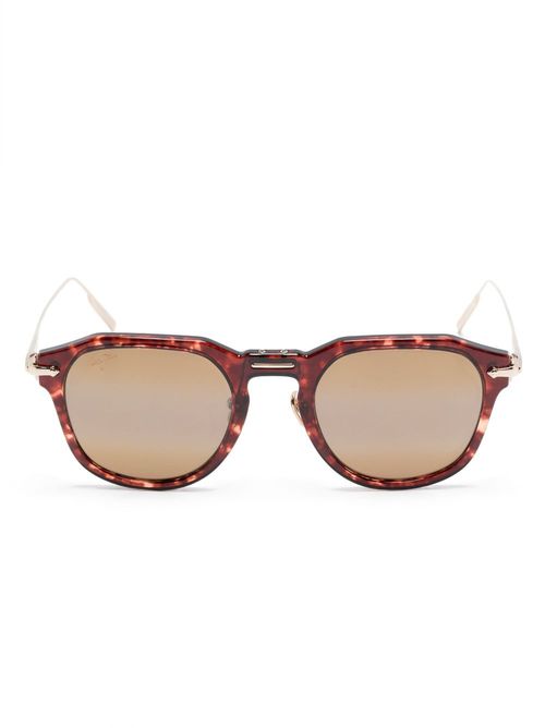 Alika tortoiseshell geometric sunglasses - Brown