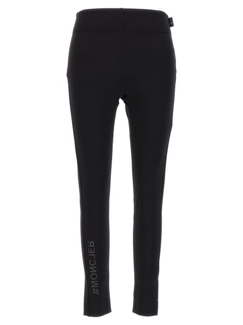 Black Logo print leggings