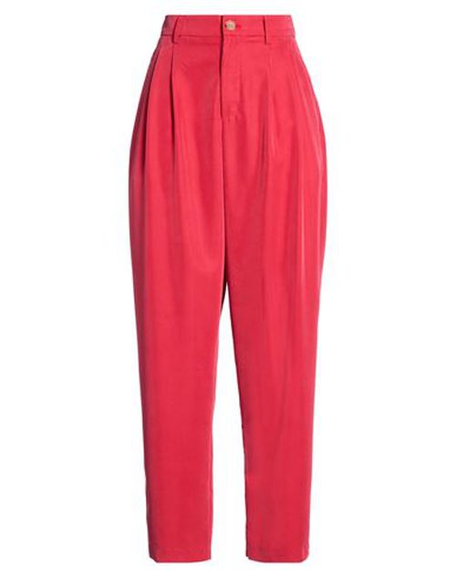 Woman Pants Red Size 6 Modal, Polyester, Cotton