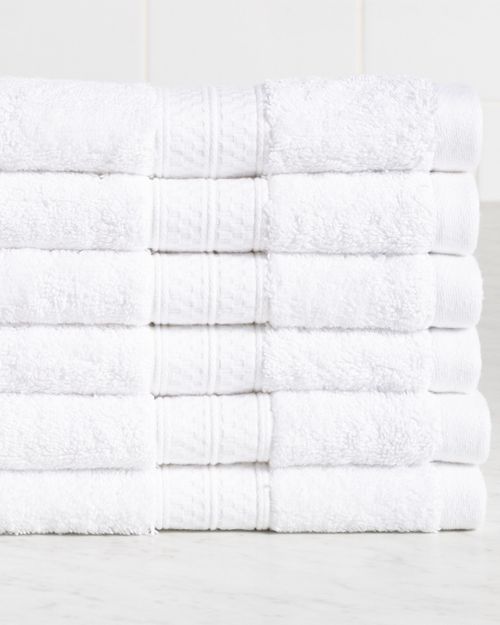 Rayon from Bamboo Blend Solid 6pc Hand Towel Set