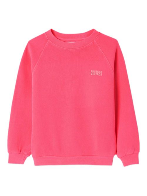 American Vintage Kids Izubird sweatshirt - Pink