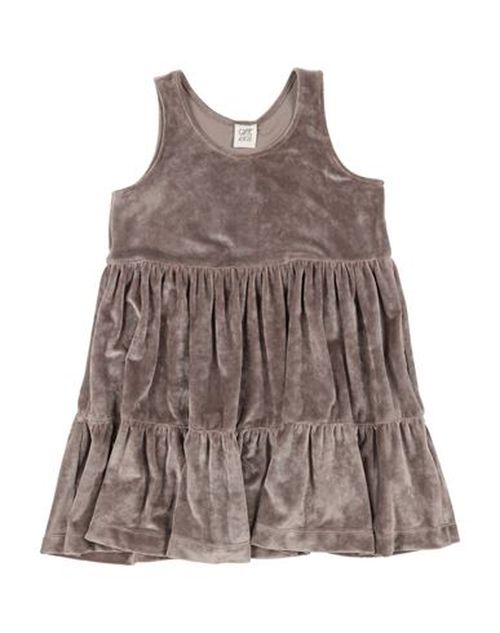 Caffé D'orzo Kid Girl Kids' dress Taupe Size 10 Polyester, Elastane