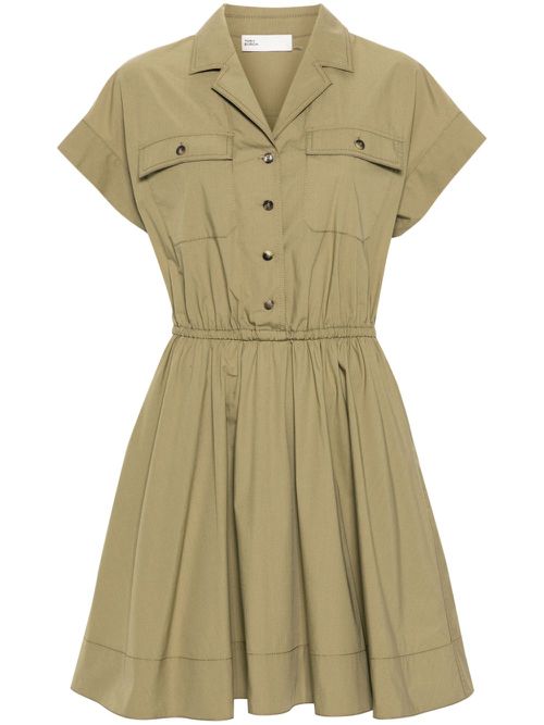 Poplin shirt dress - 250 VERDE
